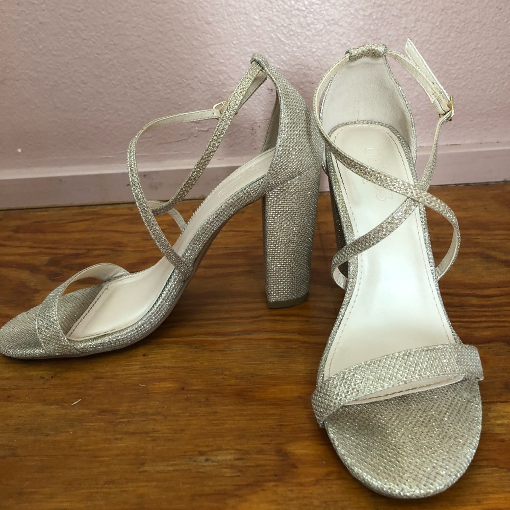 Gold/Silver sparkles heels